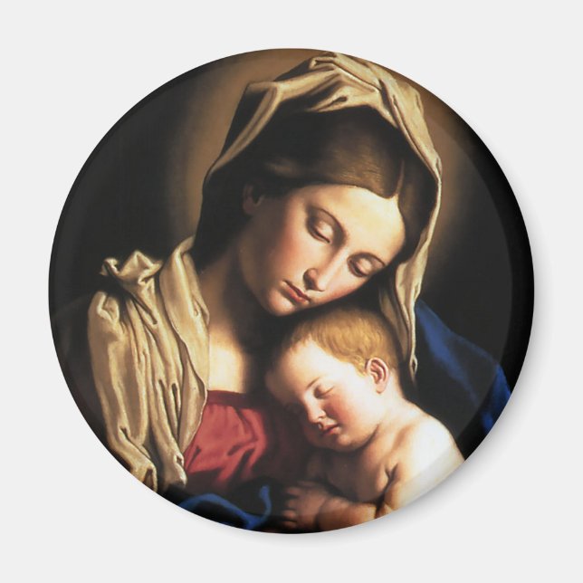 IMÃ MADONNA E CRIANÇA (Frente)