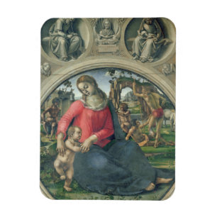 Ímã Madonna e criança, 1490-95 (óleo no painel)