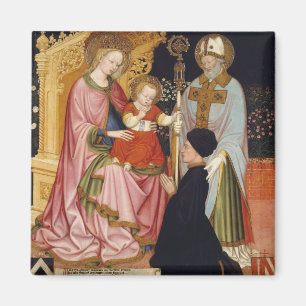 Imã Madonna e criança com o doador