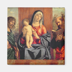 Imã Madonna e Criança com Ruas, John Baptist e Ruas