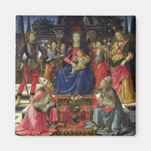 Imã Madonna e criança com SS. Justus, Zenobius e th