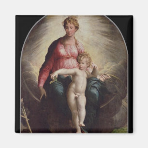 Imã Madonna e criança com St John e St Jerome, 15