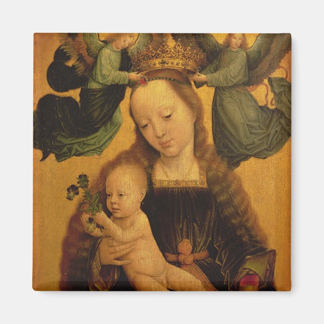 Imã Madonna e Criança Cruzadas por Dois Anjos, c.1520 (Frente)