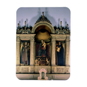 Ímã Madonna e criança e santos (altarpiece do
