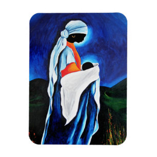 Ímã Madonna e criança - filho amado 2008