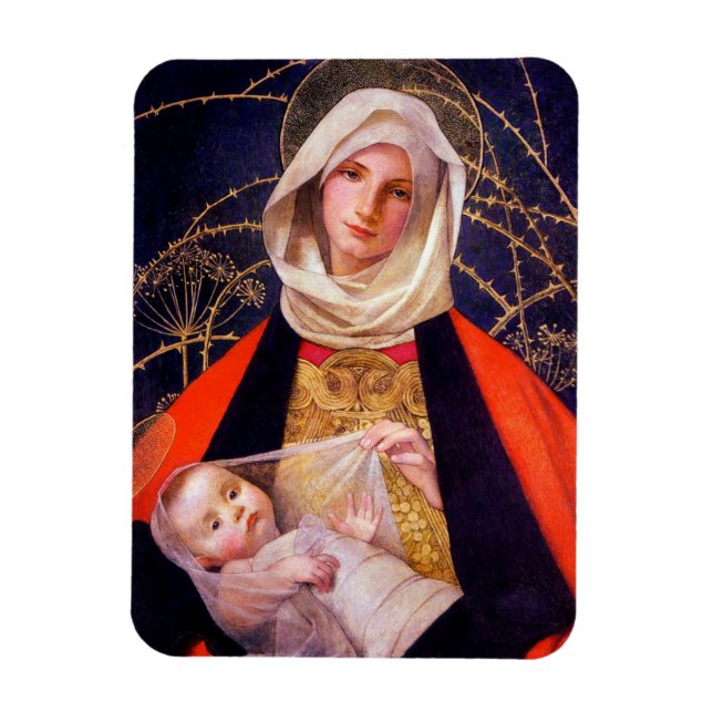 Ímã Madonna Holding Child (Vertical)