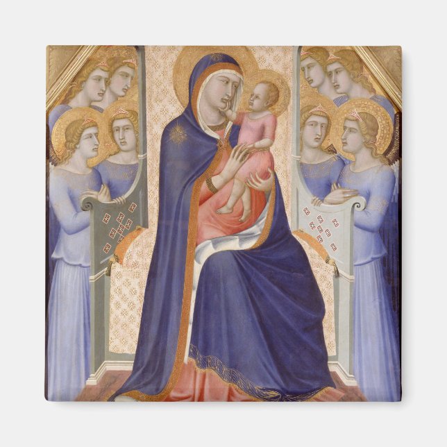 Imã Madonna in Glory, c.1315 (tempera no painel) (Frente)