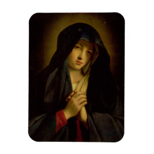 Ímã Madonna na amargura (óleo em canvas)