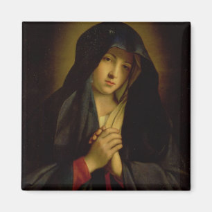 Imã Madonna na amargura (óleo em canvas)