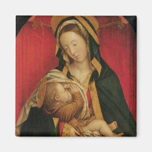 Imã Madonna que Suckling sua criança, 1520-30 (óleo