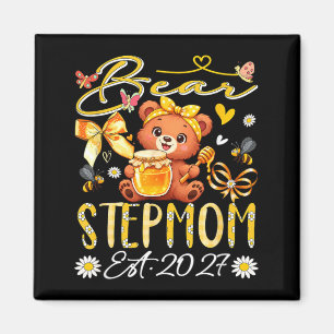 Imã Madrasta Est 2027 Laço Floral Dia das Mães Urso