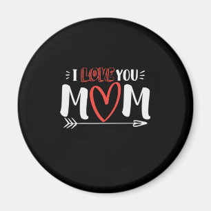 Imã Madre Art I Love You Mamãe
