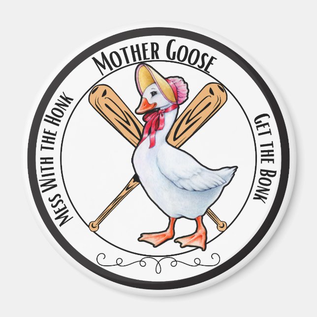 Imã Madre Goose Magnet (Frente)