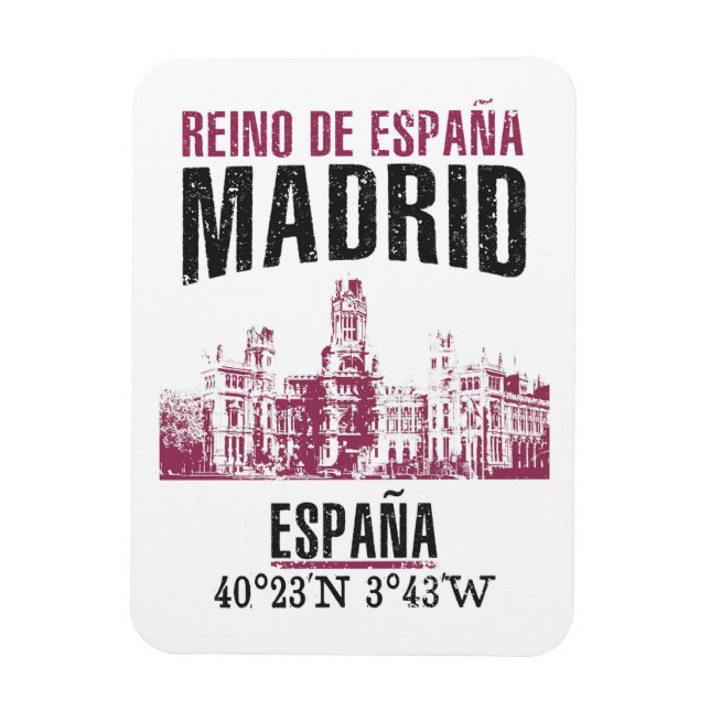Ímã Madrid (Vertical)