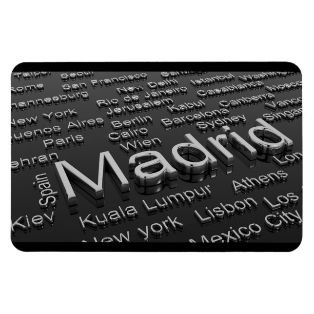 Ímã Madrid, Espanha Magnet (Horizontal)