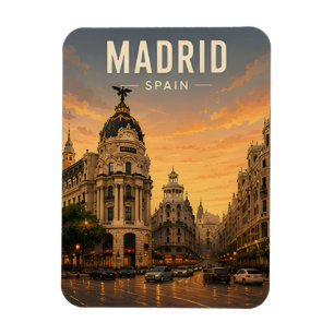 Ímã Madrid Espanha Patrimônio Real Cidade Europeia Via