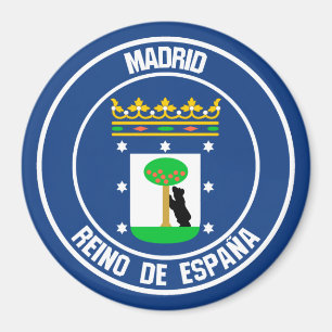 Imã Madrid Round Emblem