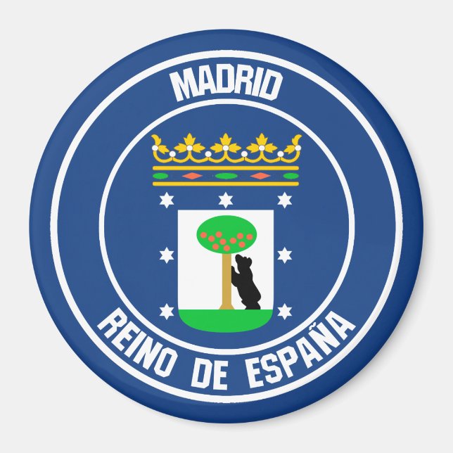 Imã Madrid Round Emblem (Frente)