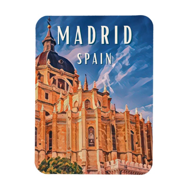 Ímã Madrid, ville de la gastronomie espagnole (Vertical)