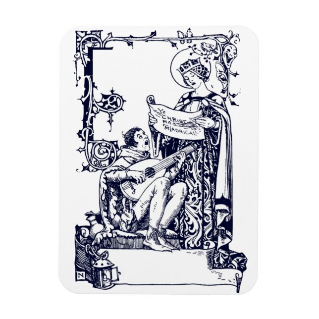 Ímã Madrigals para o Natal (Vertical)