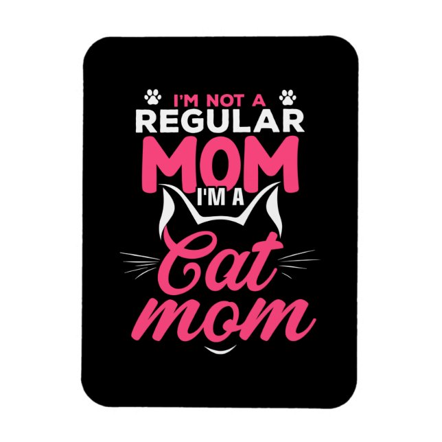 Ímã Mãe Arte Sou Uma Mãe De Gato (Vertical)