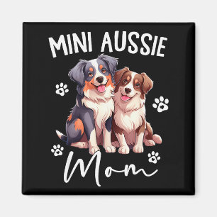 Imã Mãe Aussie Australian Shepherd Mini Aussie do Mund