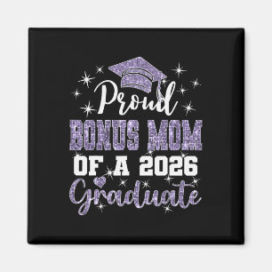 Imã Mãe Bônus Super Orgulhosa de Graduado de 2026 Grad