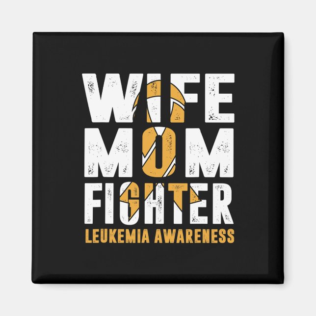 Imã Mãe Combatendo Leucemia Consciência (Frente)