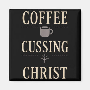 Imã Mãe Cristã Fé Humor Abençoado Defeitos Café E