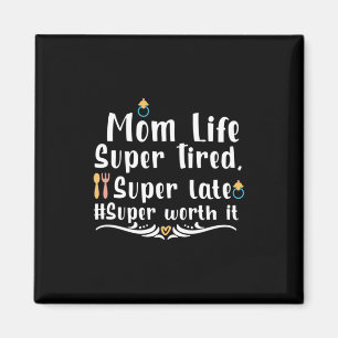 Imã Mãe Dando Presente Mãe A Vida Super Cansada