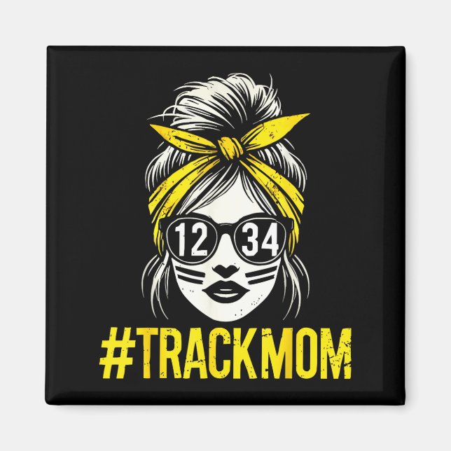 Imã Mãe de atletismo atleta corredora dia das mães  (Frente)