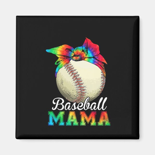 Imã Mãe de Baseball Aniversário (Frente)