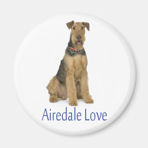 Imã Mãe de cachorro fofo amante de cães Airedale Terri