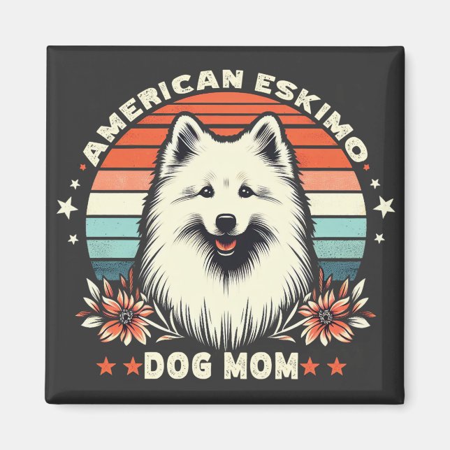 Imã Mãe de cão esquimó americano na serenidade venenos (Frente)