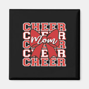 Imã Mãe de Cheerleading Arco Vermelho Dia de Jogo Foot