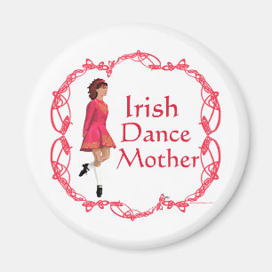 Imã Mãe de Dança Irlandesa - Vermelho