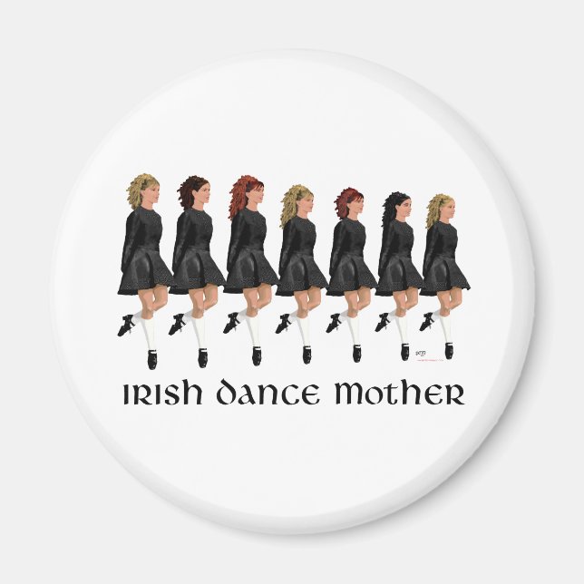 Imã Mãe de Dança Step Irlandesa - Linha de Dançarinos (Frente)