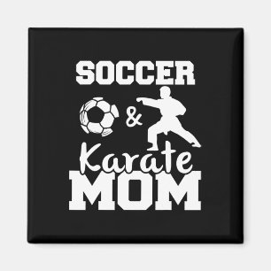 Imã Mãe de Futebol e Karate Funny Jogadora de Futebol