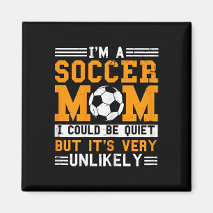 Imã Mãe de Futebol Engraçado Eu Sou Uma Mãe de Futebol