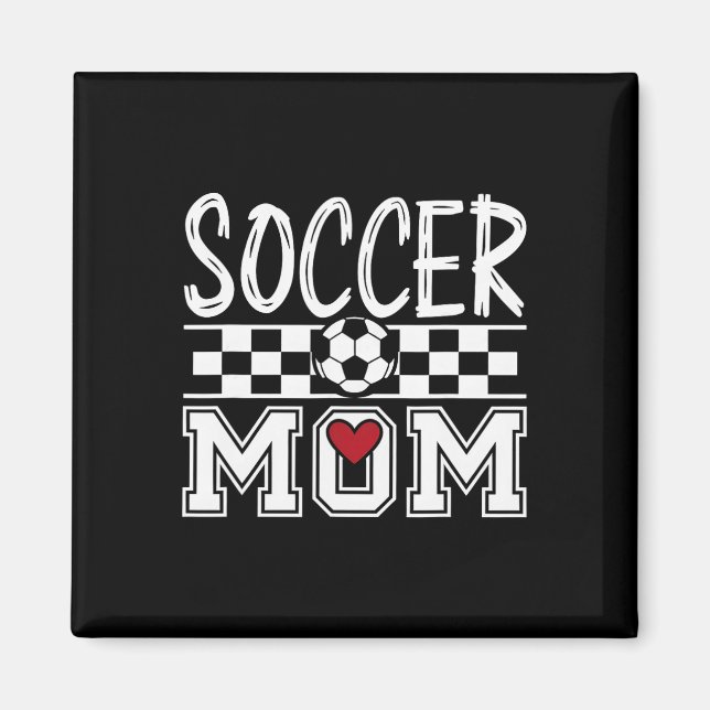 Imã Mãe de Futebol Groovy Mãe de Futebol _1  (Frente)