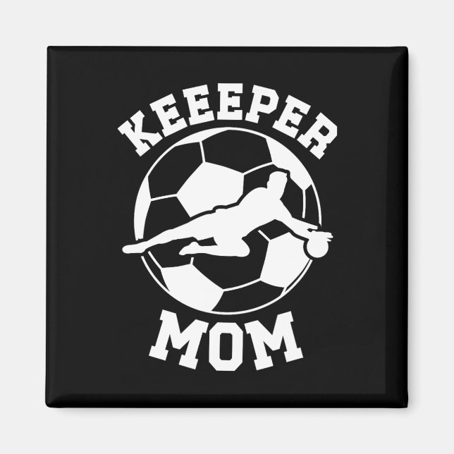 Imã Mãe de Goleiro de Futebol de um Goleiro de Futebol (Frente)