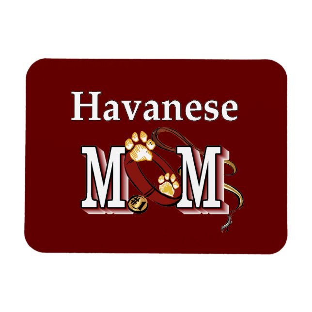 Ímã Mãe de Havanês (Horizontal)