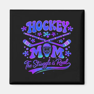 Imã Mãe de Hockey A Luta É Real Máscara de Goleiro Sti