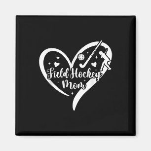 Imã Mãe de Hockey no Coração Mãe de um Jogador de Hock