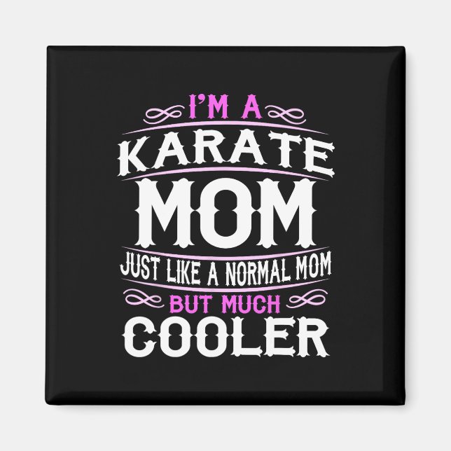 Imã Mãe de Karatê Feminino (Frente)