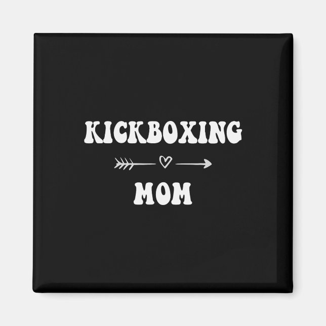 Imã Mãe de Kickboxing Arte Marcial Esporte Chique Mãe  (Frente)