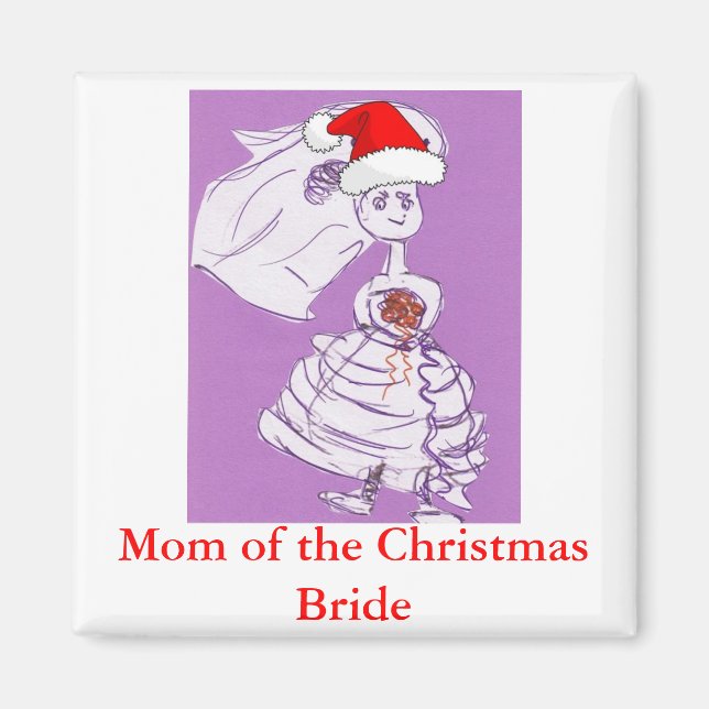 Imã Mãe de Natal da Noiva (Frente)