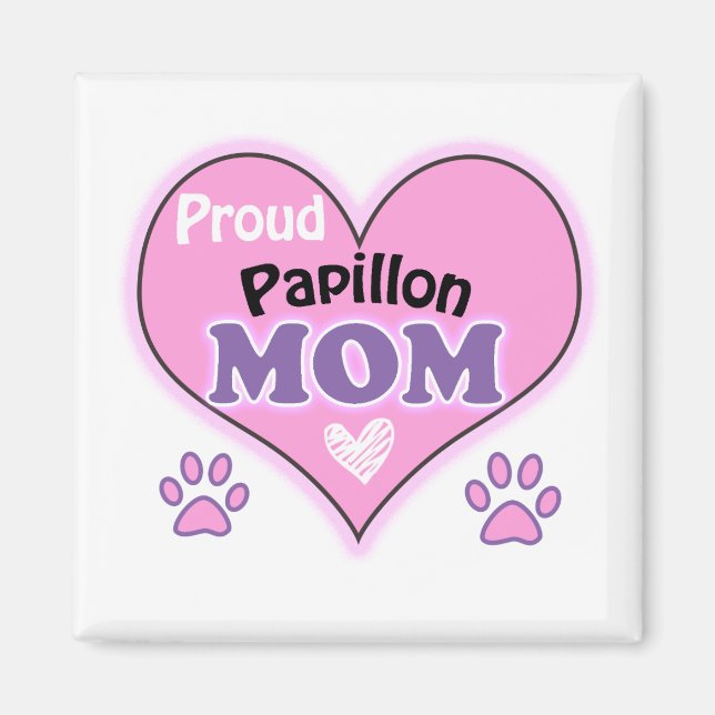 Imã Mãe de Papillon orgulhoso (Frente)