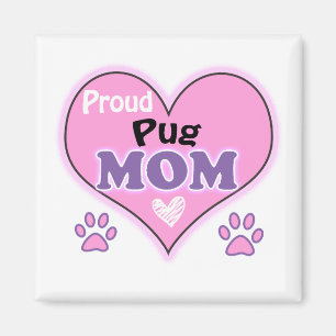 Imã Mãe de Pug Orgulhosa