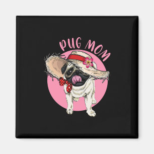 Imã Mãe Dia das Mães Mamãe Mamãe Mãe Pug